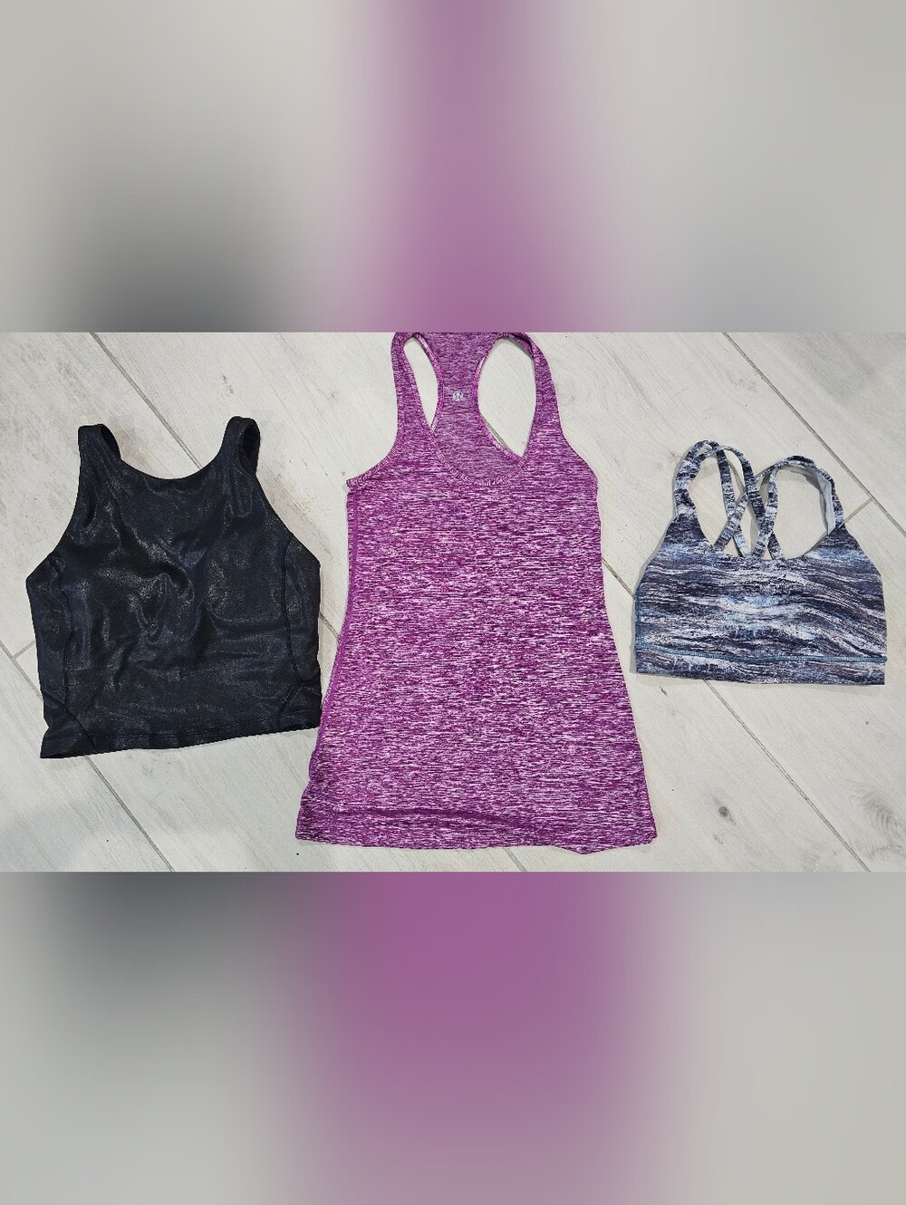 Lululemon Athletica Activewear Clothes Bundle Size 4 Tank Tops Sports Bras